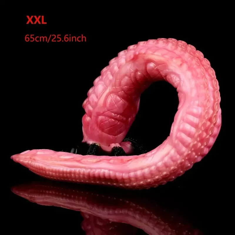 65cm longo butt plug com ventosa s m l xl xxl fantasia polvo perna vibrador anal contas 5 tamanhos brinquedos sexuais para mulher homem — image 23