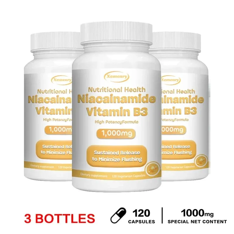 Niacinamide Vitamin B3 Capsules - Supports Skin Brain Function and Heart Health Boosts Energy and Improves The Immune System — image 11