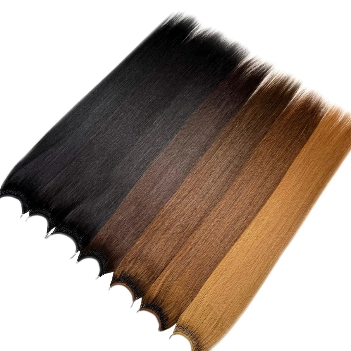Kiikiigirl Coreia Popular Algodão Corda Gêmeos Penas Extensões de Cabelo Virgem Remy Extensões de Cabelo Pré-ligado