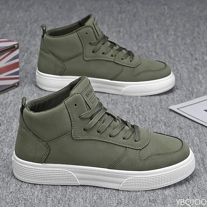Primavera verão novos sapatos de plataforma masculinos minimalistas moda versátil tênis casuais confortáveis ​​sapatos esportivos