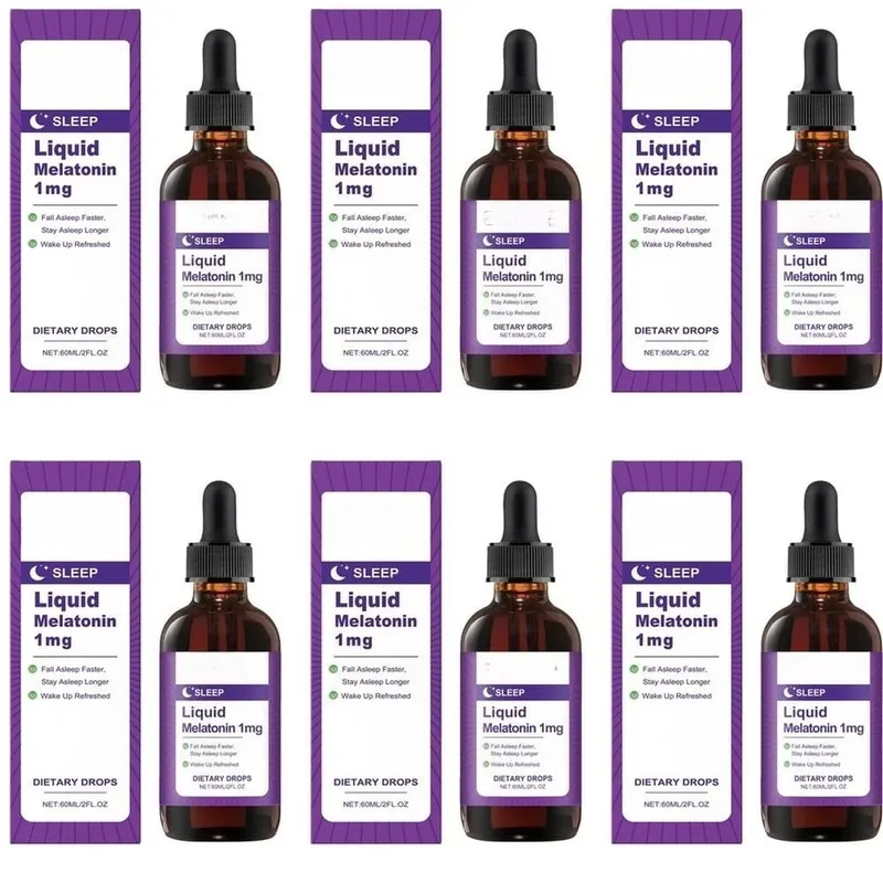 Folyékony melatonin 1 mg Alváscseppek Mentalevél kivonat Gyorsabb elalvás Maradj tovább aludj Frissítve kelj fel 60 ml