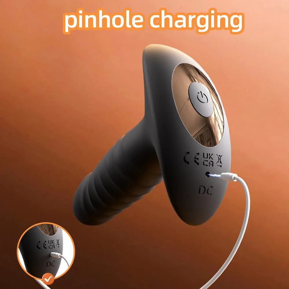 Vibrador massageador de próstata masculino, controle por aplicativo, plugue anal telescópico, brinquedo sexual feminino para adultos