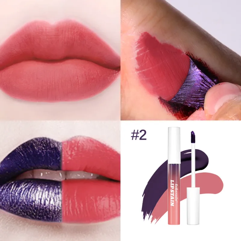 Lakerain Lip Gloss Peel and Stick Set Pink Lip Gloss Transfer Resistant Long-lasting Waterproof Natural Lip Gloss For Women