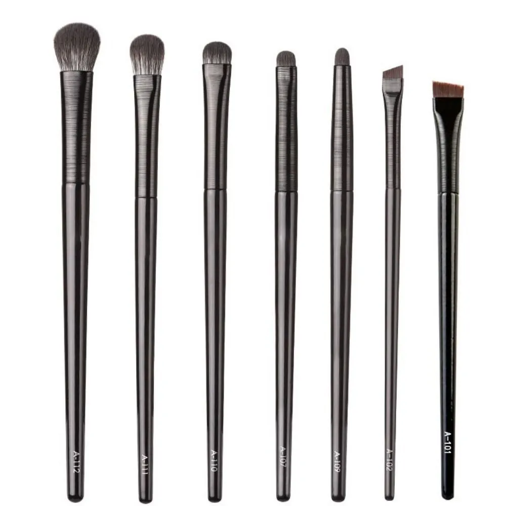5/6pcs convenientes pincéis de sombra multiuso macios com alça de plástico pincéis de maquiagem de manchas compõem ferramentas