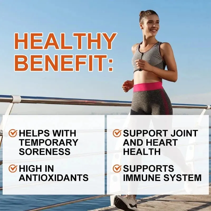 Turmeric Curcumin Capsules - Ginger Garlic & Black Pepper Natural Antioxidant for Joint Mobility Digestive & Immune Wellness