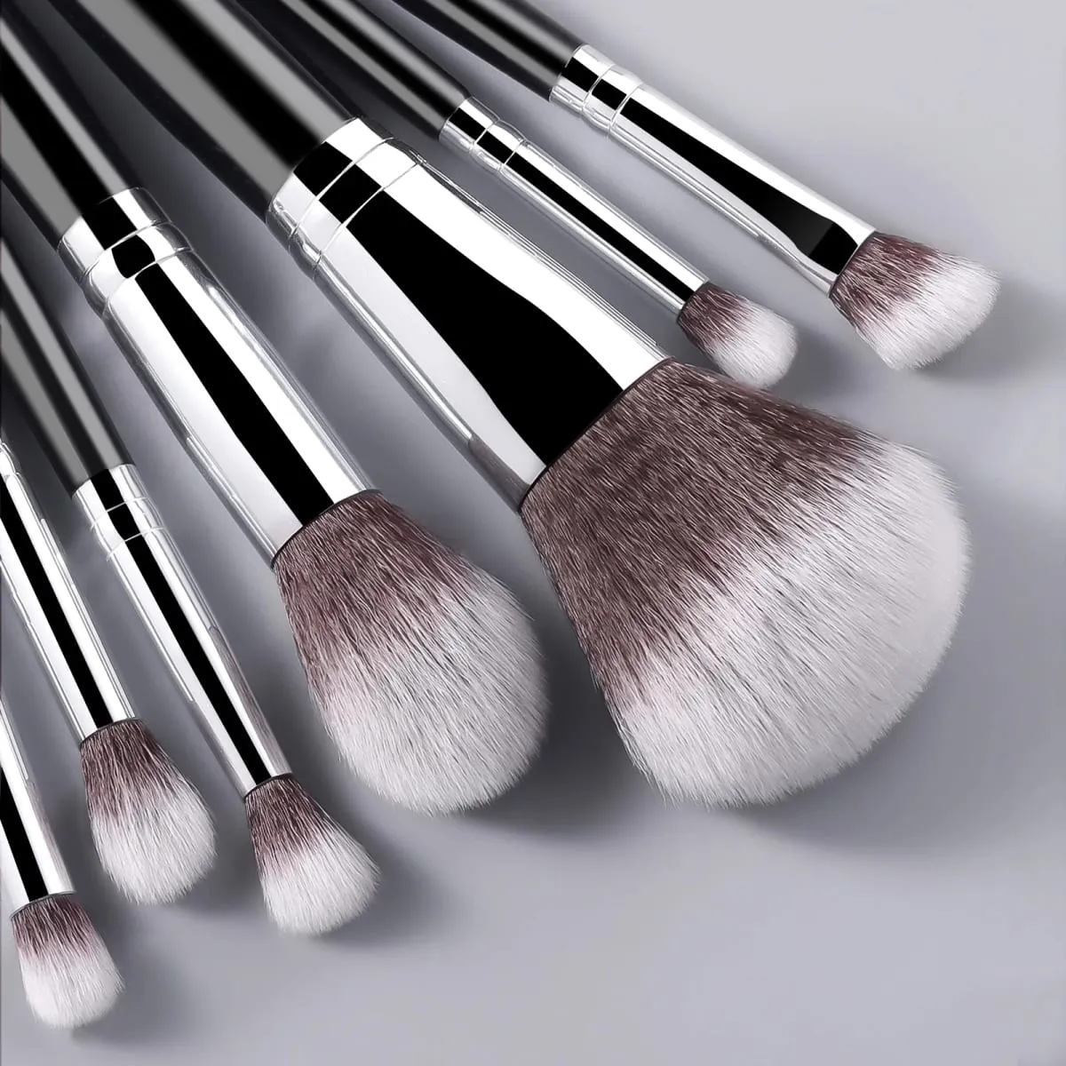 Conjunto de pincéis de maquiagem, 20 peças, base em pó, blush, sombra, sobrancelha, ferramentas cosméticas com bolsa de armazenamento