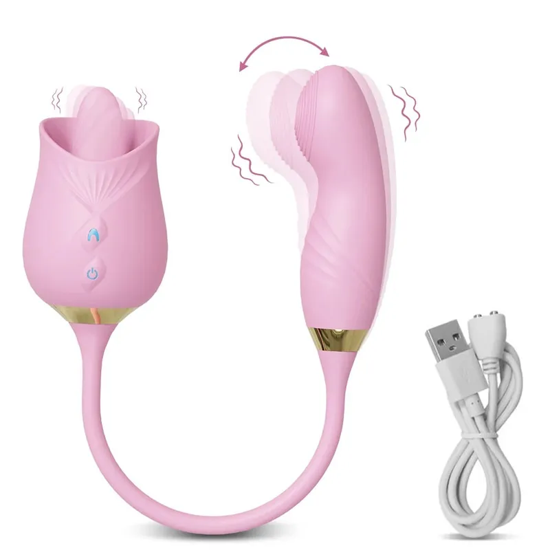 Vibrador vibrador de impulso de sucção de rosa para mulheres estimulador de clitóris de mamilo vibratório língua de ovo lambendo clitóris otário brinquedos sexuais