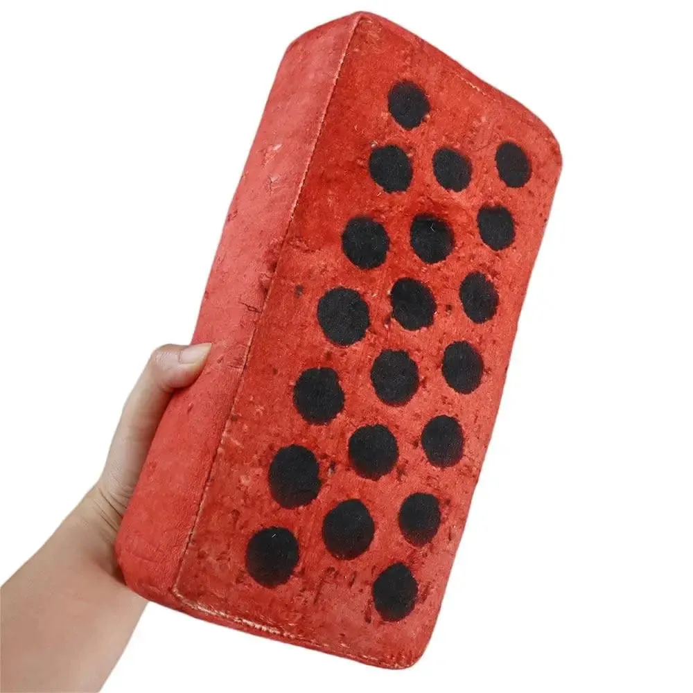 Simulação tijolo esponja de pelúcia brinquedo almofada engraçado esponja simulação tijolo bonito criativo simulação tijolo falso