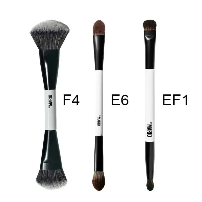 Kit de pincéis de cerdas macias para blush e iluminador, ferramentas cosméticas faciais impecáveis ​​e macias, F1 F2 F3 F4 Pro, pincéis de maquiagem para mistura facial