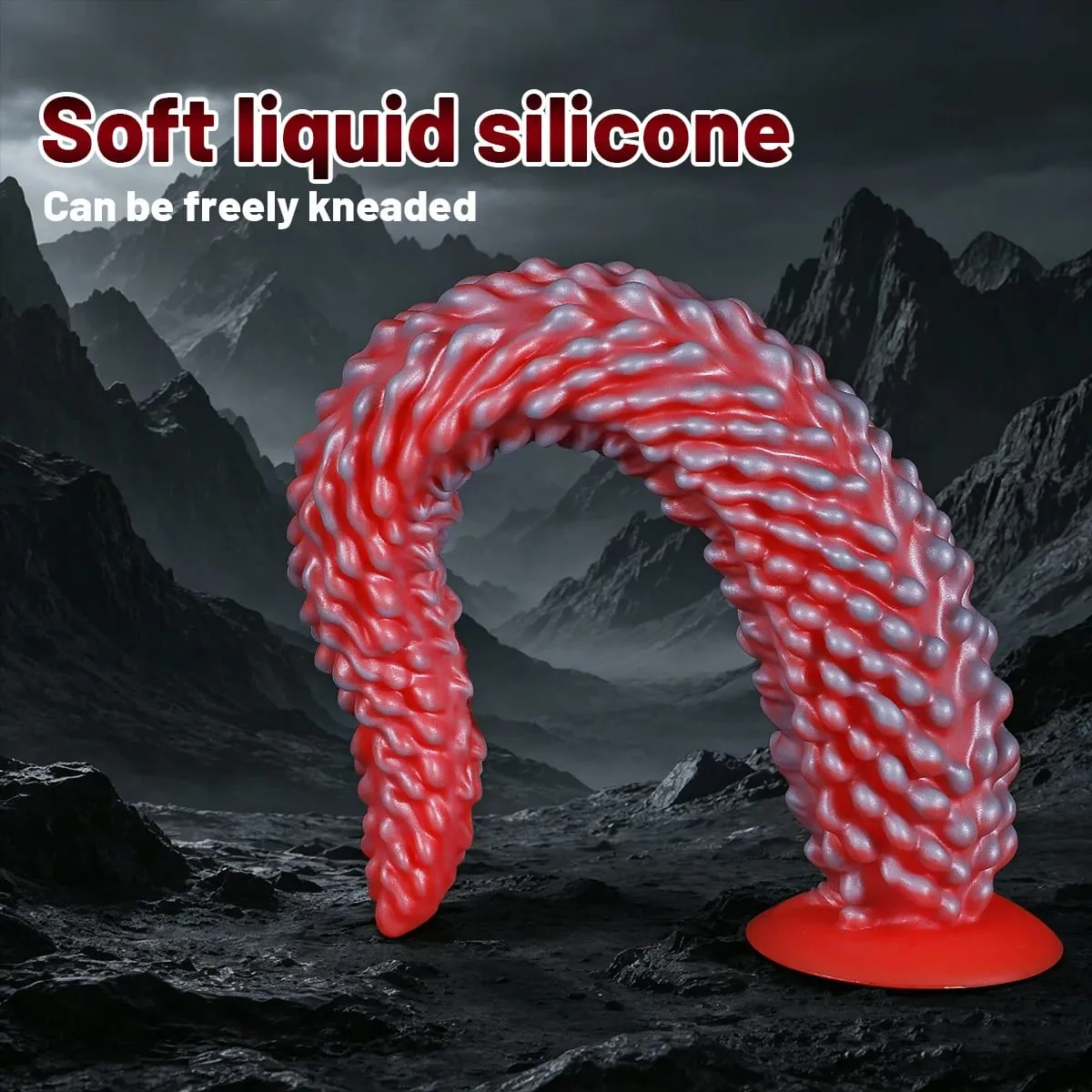 Enorme longo buttplug monstro tentáculo silicone anal plug vibrador com forte ventosa clitóris estimulação vagina brinquedos sexuais adultos