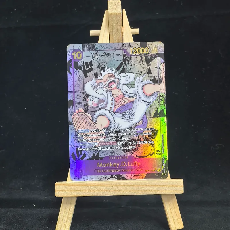 22 Pçs/set OP01-OP11 OPCG ONE PIECE Collection Card Roronoa Zoro Monkey D. Luffy Sabo Nami GOLD.ROGER DIY Versão em Inglês Presente