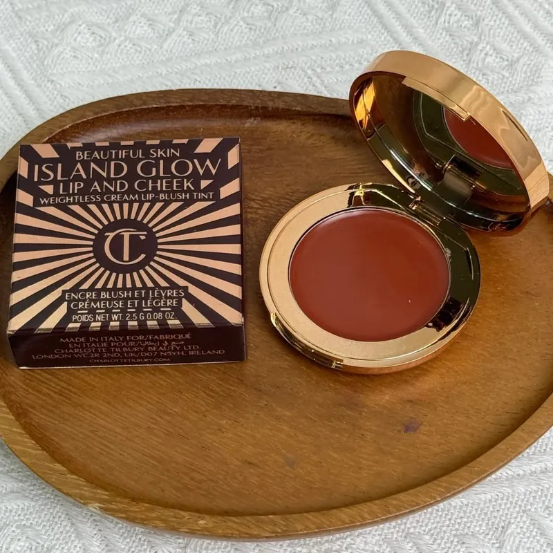 Charlotte Tilbury Rímel de alongamento 4D para cílios volumizados à prova d'água, à prova de suor e blush cremoso, bochecha rosada, fácil de misturar