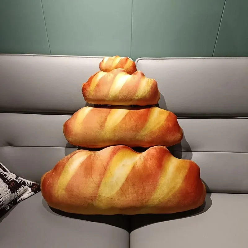 Giant Pillow Simulation Kawaii Big Bread Plush Pillow Doll Soft Cute Food Cushion Toys for Kids Children Birthday Christmas Gift