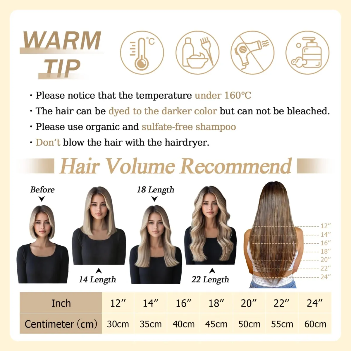 20Pcs/Pack Tape In Human Hair Extensions Suitable for Women with Invisible Adhesive Tape Ins Seamless Straight Hair for Volume & Length