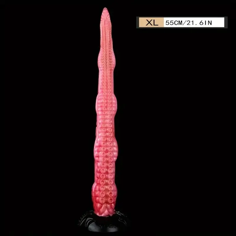 65cm longo butt plug com ventosa s m l xl xxl fantasia polvo perna vibrador anal contas 5 tamanhos brinquedos sexuais para mulher homem — image 19
