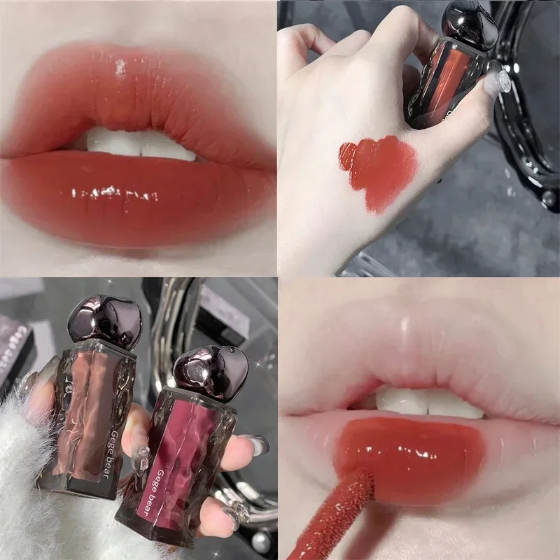 7 cores espelho tingimento brilho labial hidratante batom líquido à prova dlong água longa duração matiz labial vermelho coreano maquiagem natural cosméticos