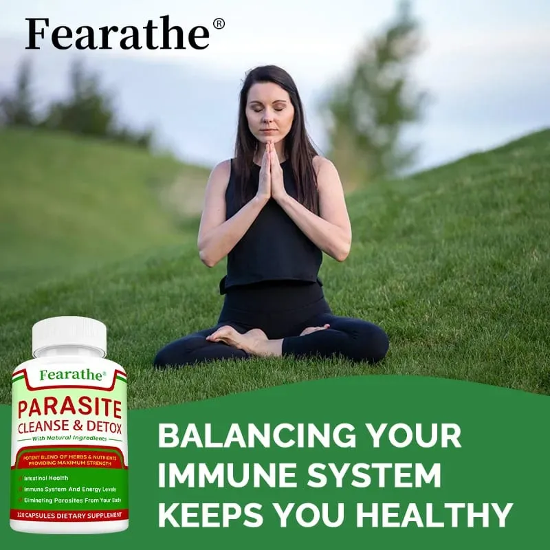 Intestinal Parasite Cleanse Capsules - Black Walnut + Wormwood Herbal Blend Digestive Health Colon Detox & Gut Health Support