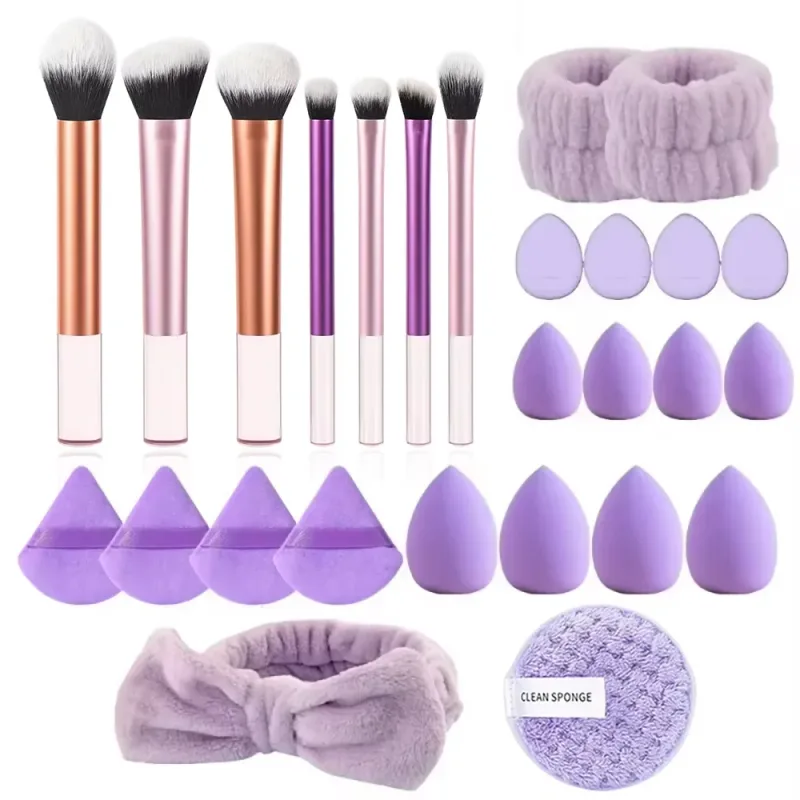 Makeup Brushes Set Premium Synthetic Kabuki Brushes Foundation Concealer Powder Blush Blending Face Eyeshadow Cosmetic Brushes S