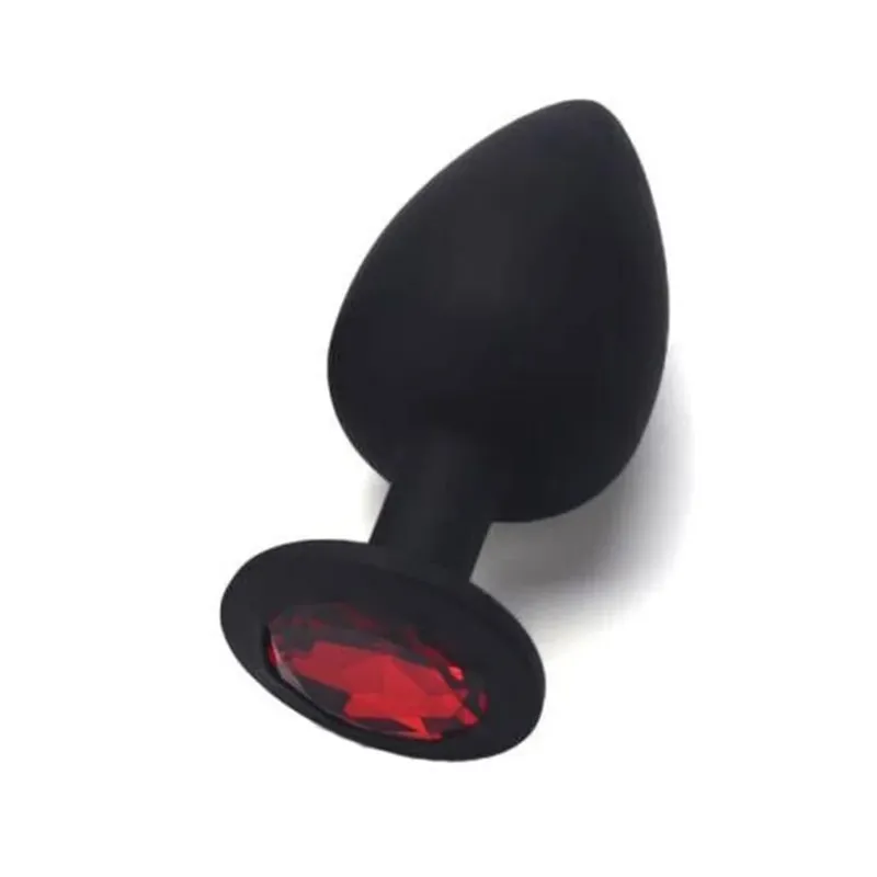 Plugue anal de silicone macio, padrão de pata de gato, 3 tamanhos, plugue anal para mulheres, homens, gays, base de cristal, brinquedos sexuais para adultos, vibrador anal