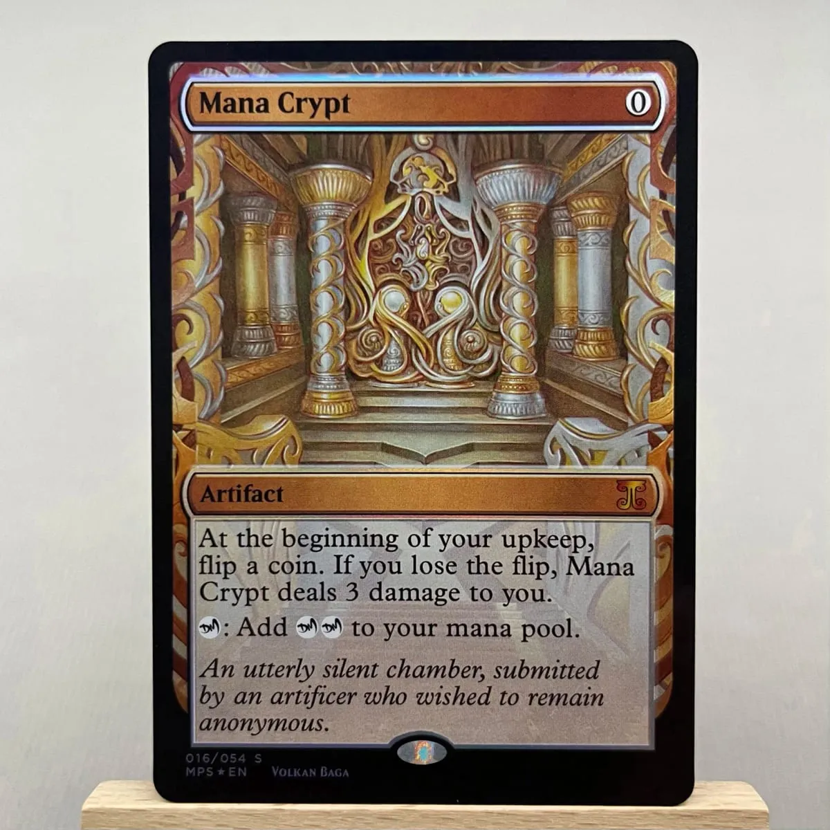 MPS FOIL2-01 TCG Cards for Home Play Proxy Sol Ring Mana Crypt Mox Opal the Mana Vault Chrome Mox Sword of