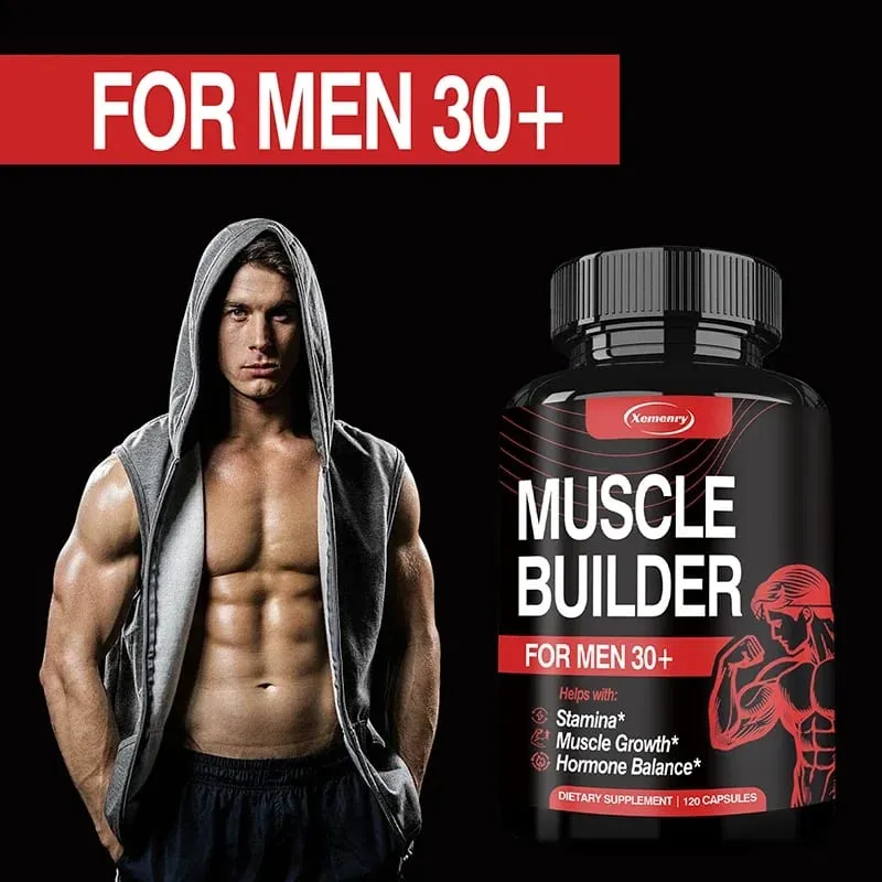 Suplemento para construção muscular - equilíbrio hormonal, crescimento e força muscular promovem o metabolismo e melhoram o desempenho atlético
