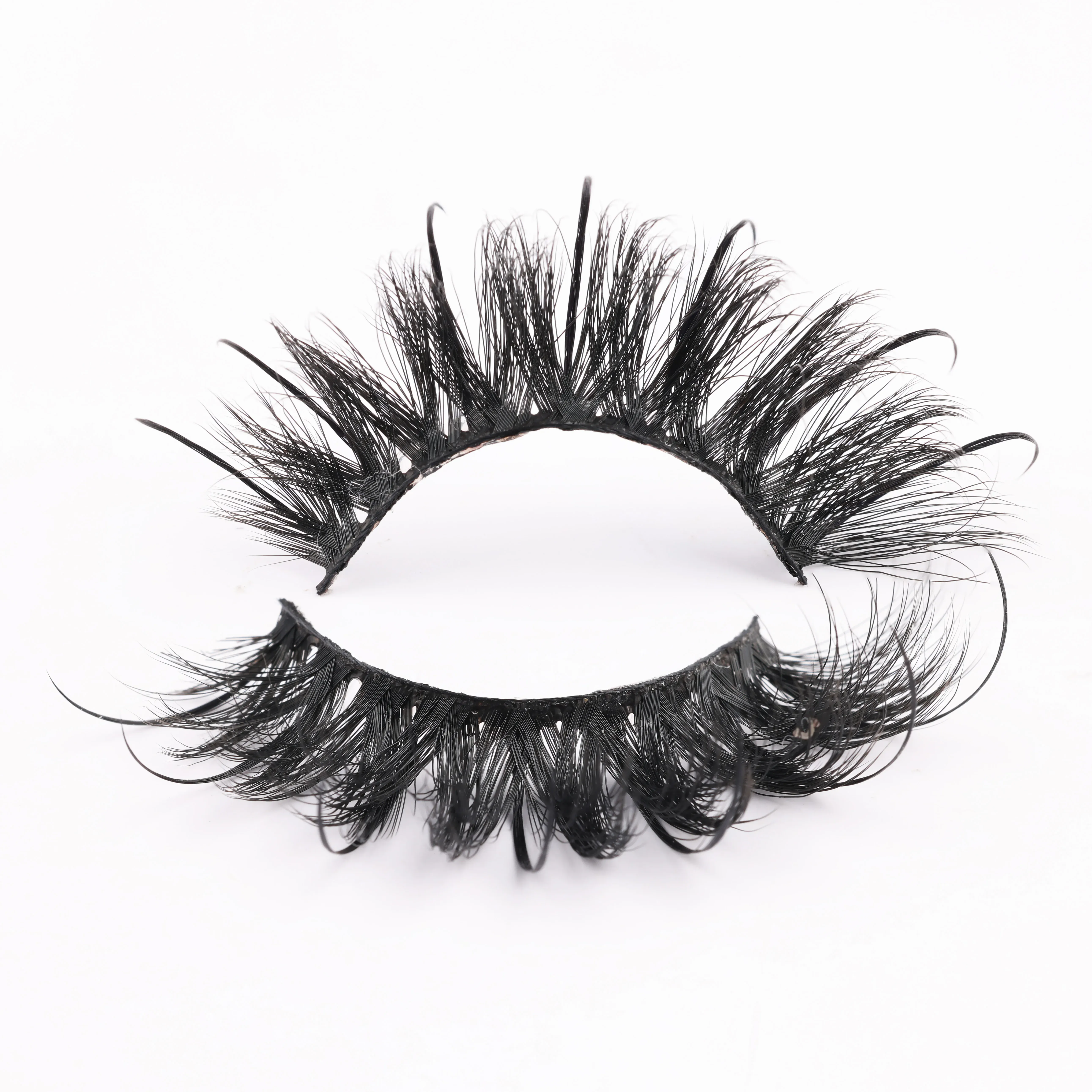 Wet Lash Spikes Volume Fluffy Full Strip Lashes Makeup Accessories Faux Mink Eye Lashes Vendor Wet Manga Lashes False Eyelashes — image 4