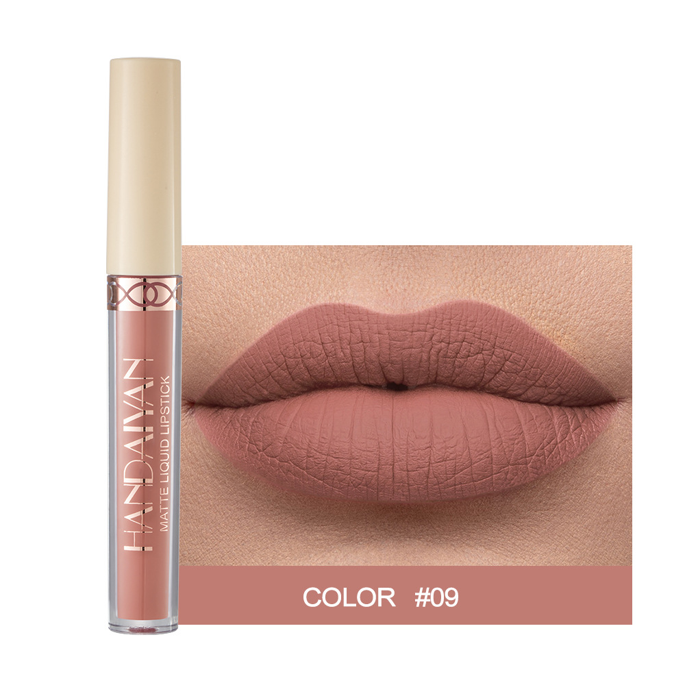 Waterproof Nude Matte Liquid Lipstick Non-stick Cup Lip Tint Makeup Matte Red Lip Gloss Cosmetics Long Lasting Lipsticks Make Up