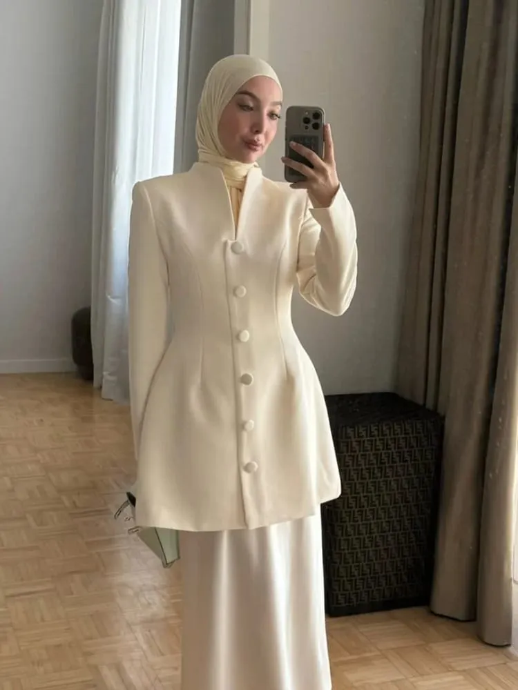 Mulheres chique sólido a linha mini vestidos elegantes single-breasted gola v mangas completas vestidos curtos moda nova senhora vestidos de viagem