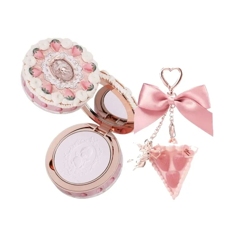 Flor sabe morango cupido coleção conjunto de maquiagem pó pressionado sólido perfume kit de maquiagem para mulheres kit completo adolescentes compõem