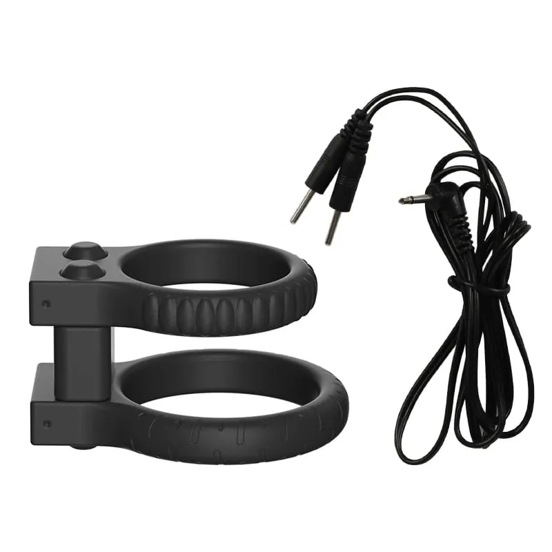 Taser anel de choque elétrico masculino masturbar estimular a ereção do pênis brinquedo sexual em gay e-stim massagem bondage pênis escroto cockring