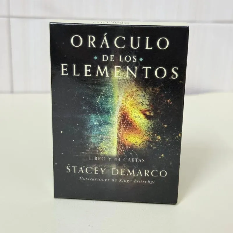 ORÁCULO DE LOS ELEMENTOS 神諭卡 44 張 西班牙文版命運占卜桌遊卡牌遊戲