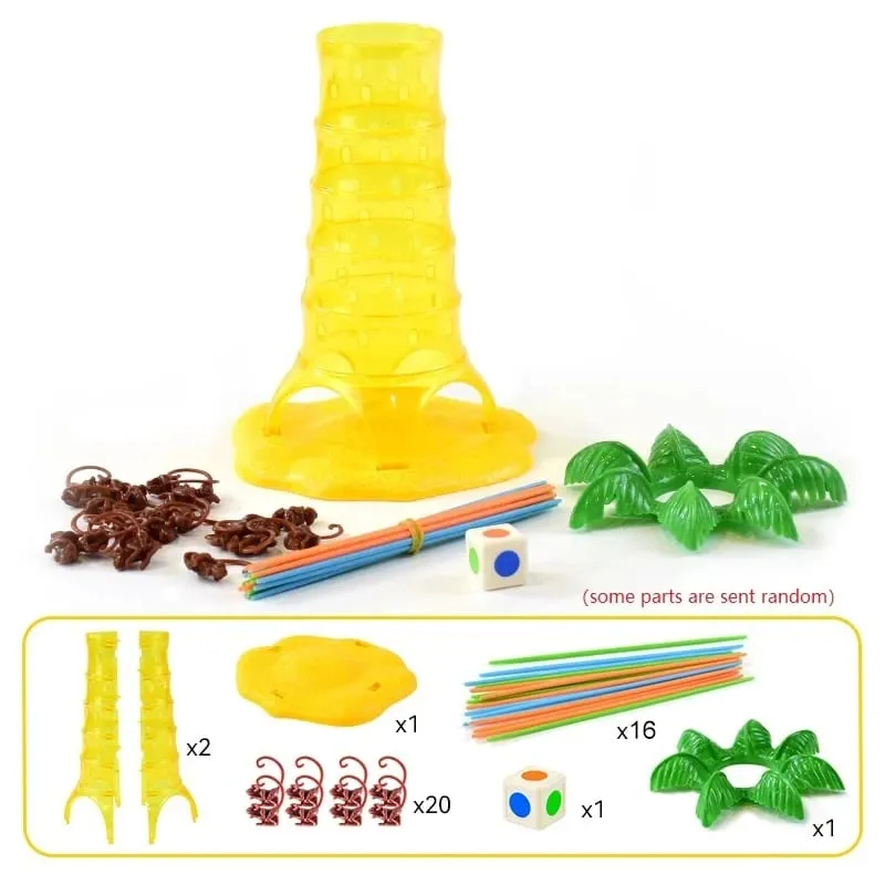 Jogos de mesa multijogador rolando macacos de escalada interessante inteligência brinquedos pai-filho jogo de tabuleiro interativo para crianças