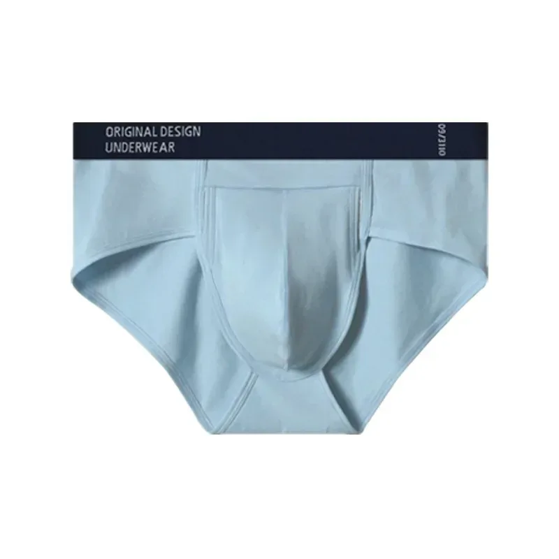 Cuecas de algodão masculinas de alta qualidade confortáveis cuecas respirável macio masculino tamanho grande u bulge bolsa calcinha cueca — image 24