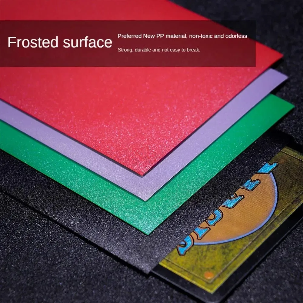 200PCS Card Sleeves Trading Cards Double Layer Matte Standard Size Card Sleeves for Pokemon MTG Baseball Sport Card Board Game