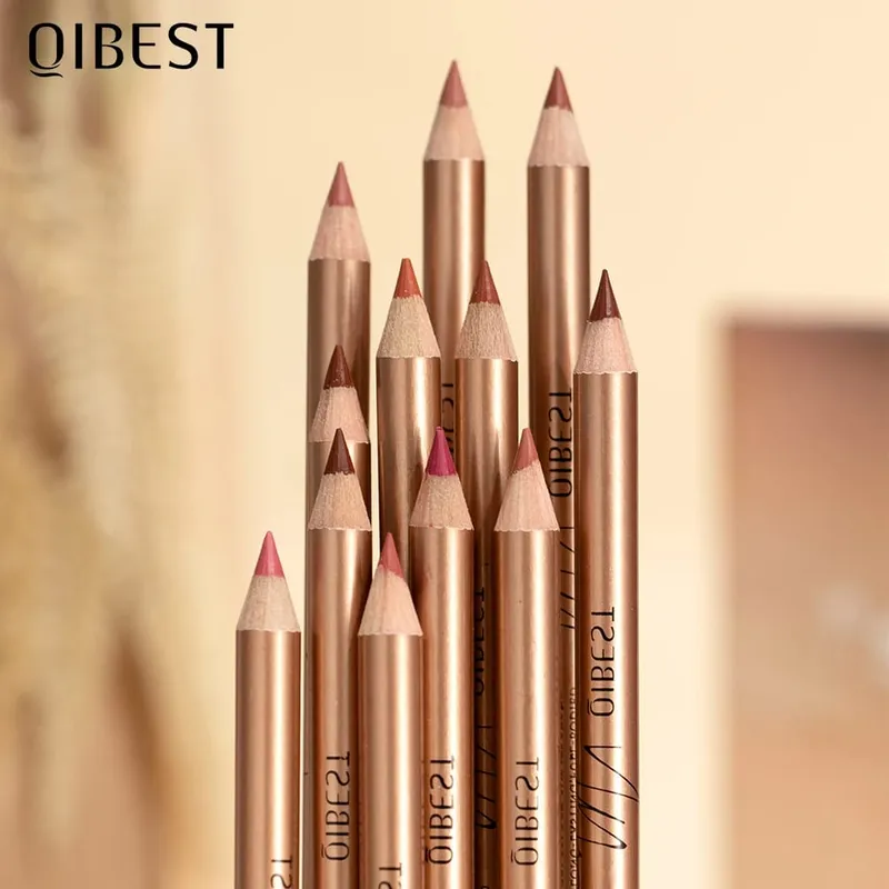 12 PCS Lipliner Sets Waterproof Matte Lip Pencil Lipstick Lasting Lip Liner Pen Smooth Nude Lipstick Pen For Cosmetics