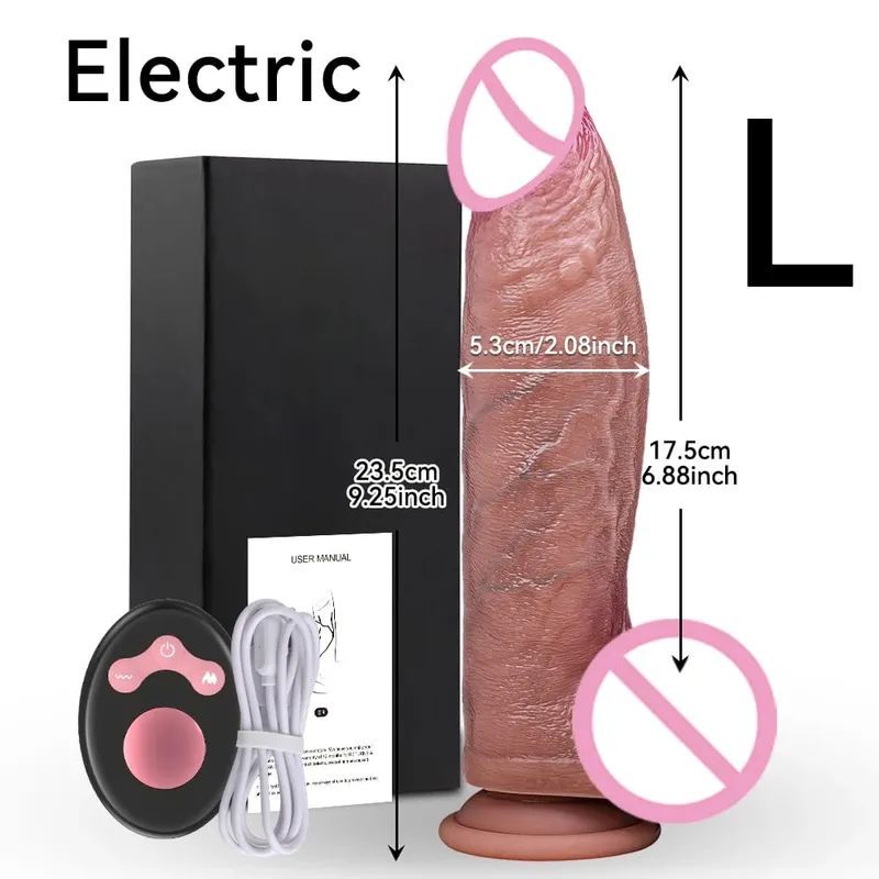 Vibrador vibrador grosso para mulheres vibradores realistas pênis controle remoto empurrando vibradores aquecidos brinquedos sexuais anal g ponto estimuladores