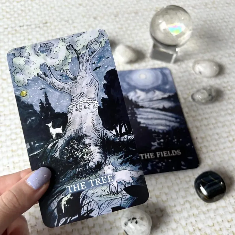 The Endless Oracle 9*6cm Um baralho Myriorama Oracle ilustrado à mão com 56 peças de cartas
