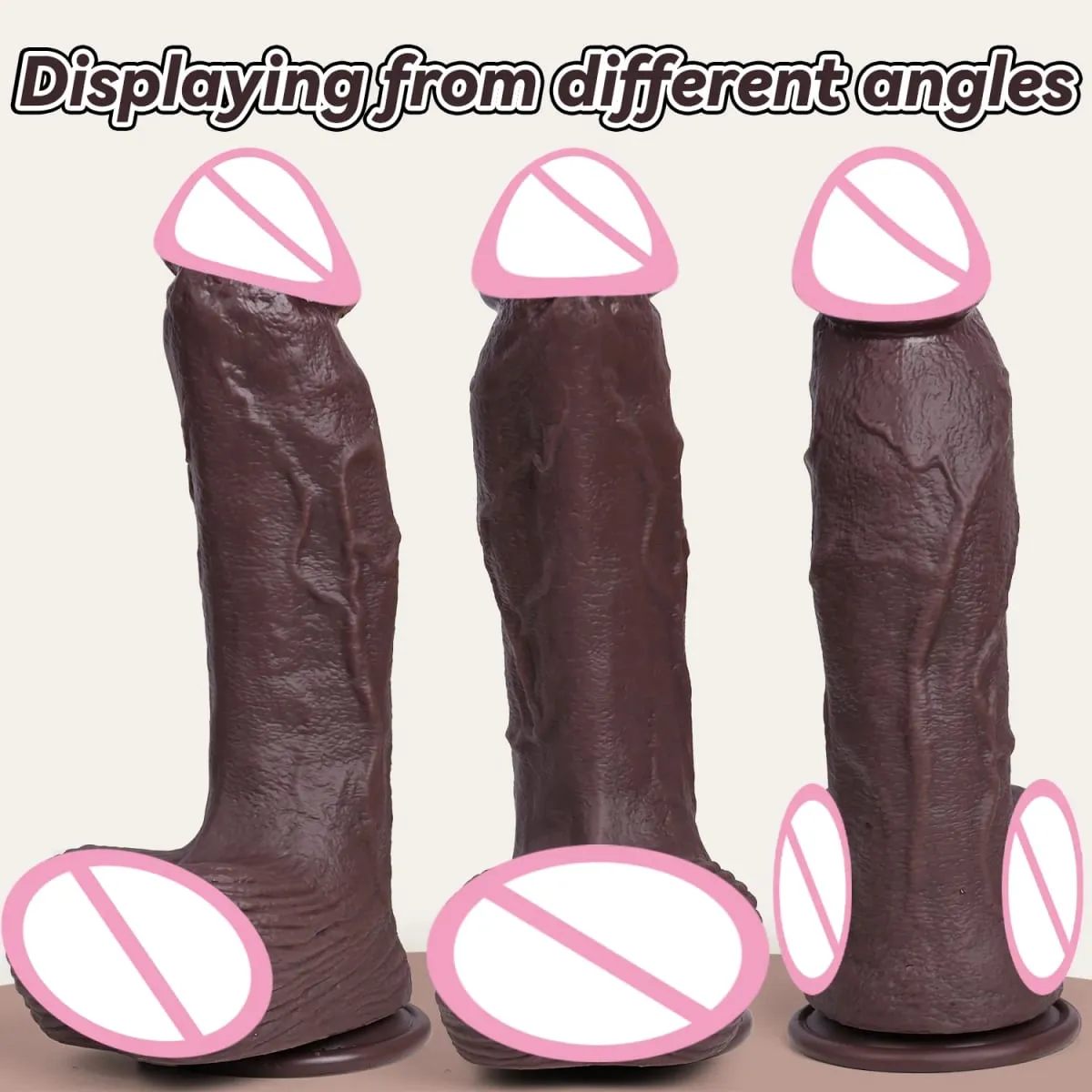 Enorme vibrador realista dupla camada de silicone pênis macio grande galo 2 cores 4 tamanhos para mulheres masturbação brinquedos sexuais suprimentos para adultos