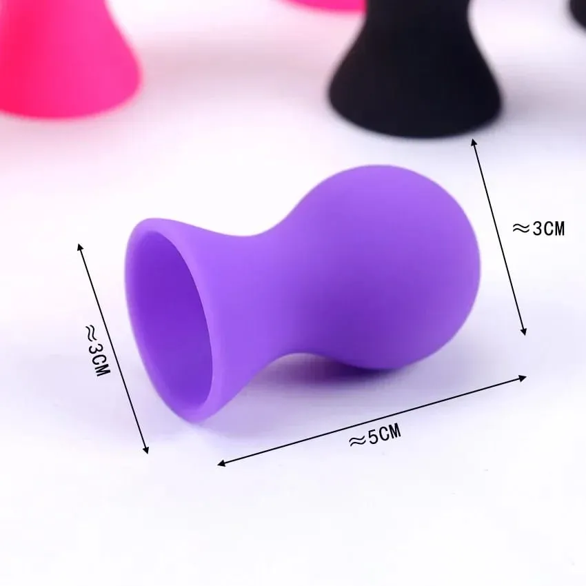 2 pçs silicone mamilo otário bomba ventosa massageador de mama clitóris estimulador brinquedos sexuais para casais mulher
