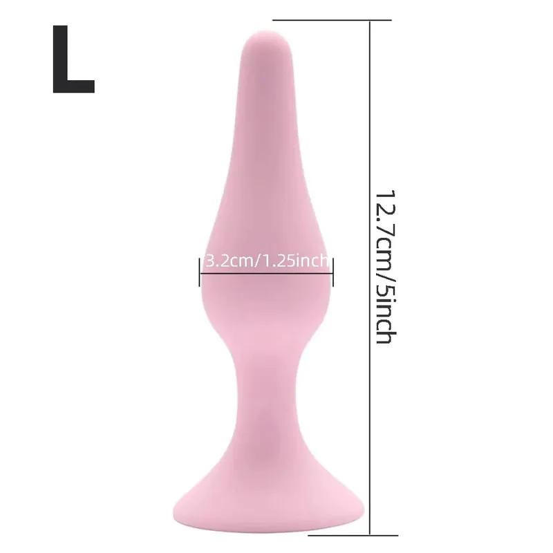 Plugue anal de silicone para iniciantes, plugue anal para homens e mulheres, massageador de próstata para gays, mini bala anal, masturbador, brinquedo sexual para homens
