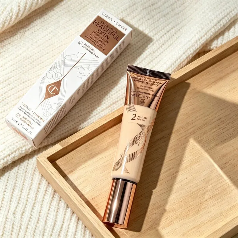 Charlotte tilbury 100ml 34ml spray de configuração 2 peças conjunto fosco pó pressionado controle de óleo rosto reparação mel pó maquiagem presente — image 24