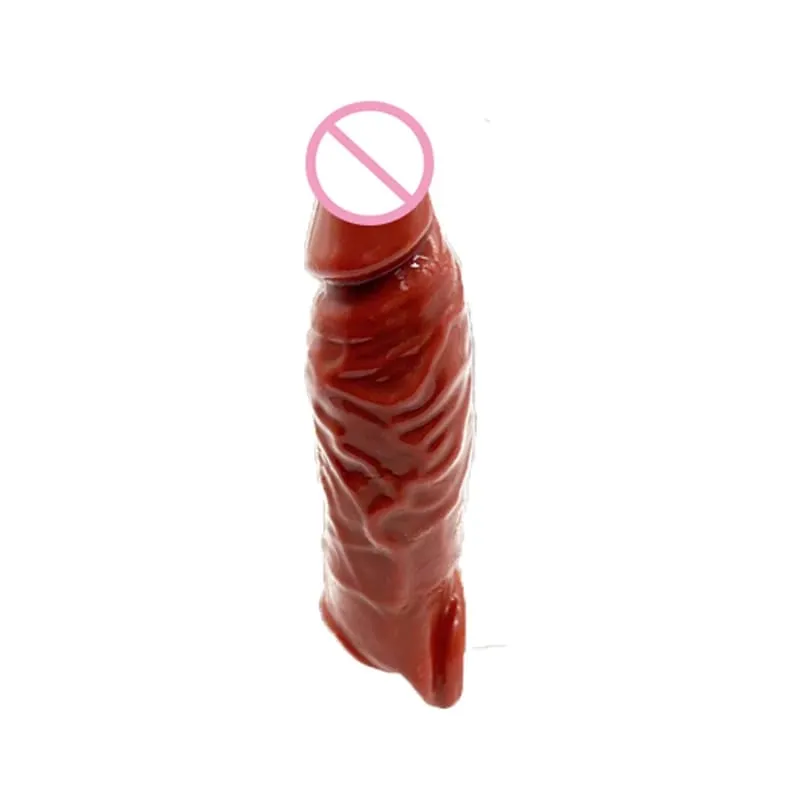 Male Silicone Penis Ring Reusable Cock Ring Lock Delay Ejaculation anillo hombre Penis Sleeve Chastity Erotic Sex Toys For Men