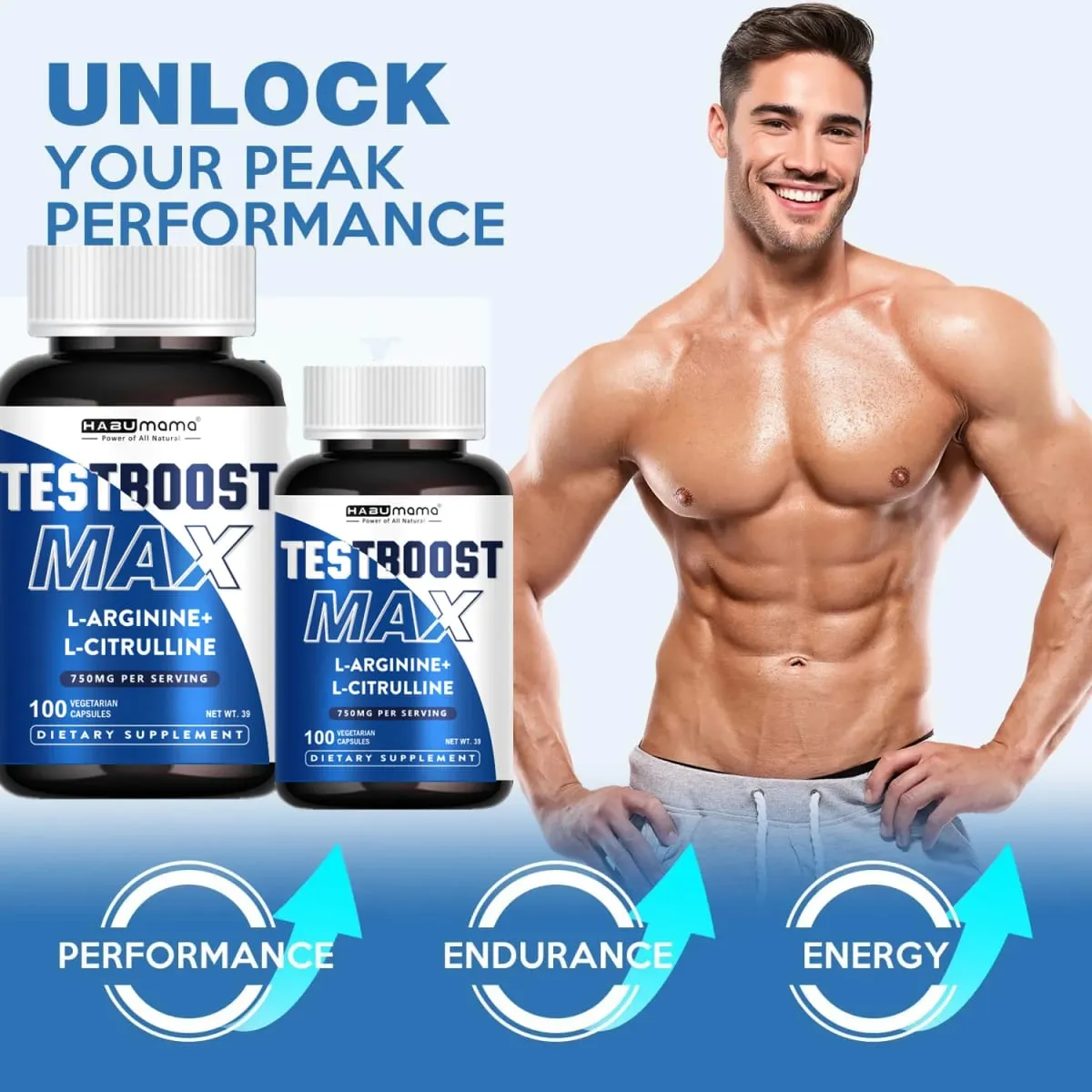 100 Comprimidos Test Boost Max Maior Força e Firmeza para Homens Aumentam o Desempenho de Resistência e Resultados Prolongados
