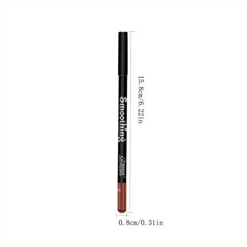 6-Color Waterproof Matte Lip Liner - Long-Lasting Non-Transfer Formula Matte Finish 6 Versatile Shades — image 6