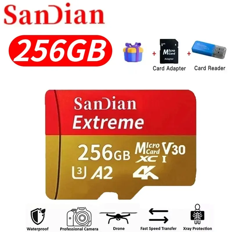 2026 Hot Sale Micro TF Card V30 Class10 High Capacity Flash Memory Card Multiple Sizes for Office Computer/Monitoring/Phones — image 8