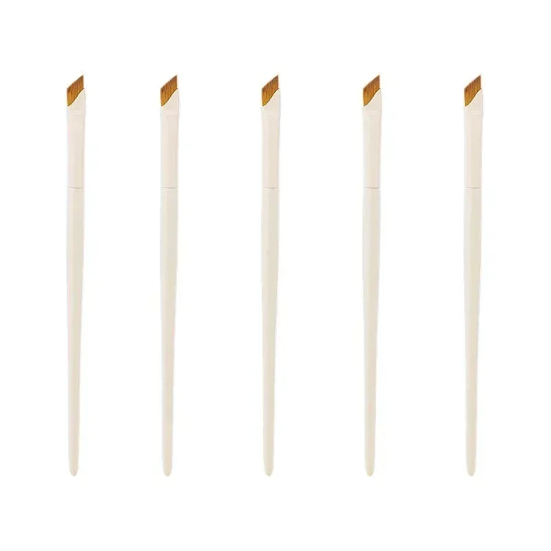 1/10PCS Blade Eyeliner Brush Eyebrow Brush Portable Flat Ultra Thin Fine Eye Liner Brow Contour White Makeup Brushes Makeup Tool