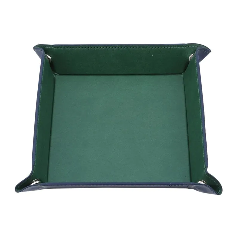 Game Dice Tray Solid Color Dice Box Games Dice Storage Portable Folding Dice Storage Rolling Tray For Use