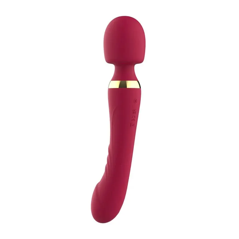 2 IN 1 Magic Wand Vibrator for Women G Spot Clitoral Stimulator 10 Vibration Modes AV Stick Dildo Female Vagina Massager Sex Toy