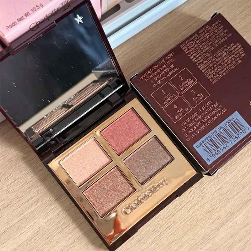 Conjuntos de maquiagem CT Batom Luz Rosa Médio Rosa Plumps Gloss Lip Tint em forma de coração Dois tons Blush Lip Liner Paleta de sombras