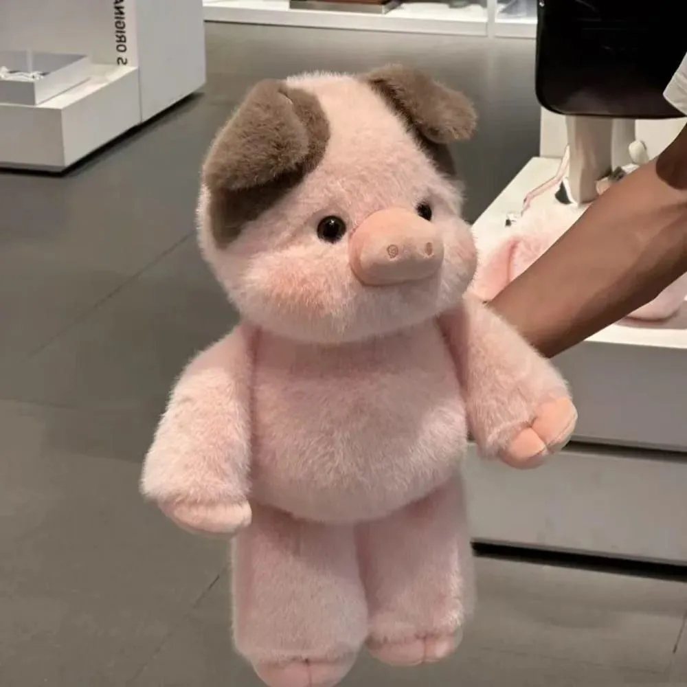 Presente criativo porco macio pelúcia animal travesseiro apoio emocional bonito animais de pelúcia pelúcia 17.7 polegada brinquedos de pelúcia